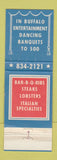 Matchbook Cover - Eduardo's Restaurant WEAR