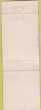 Matchbook Cover - Tabor's Texaco oil gas Indianapolis IN pinup
