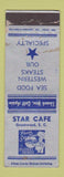 Matchbook Cover - Star Cafe Greenwood SC WORN