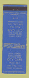 Matchbook Cover - City Cafe Lake City TN low phone # WEAR