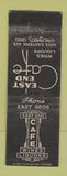 Matchbook Cover - East End Cafe Cincinnati OH WORN
