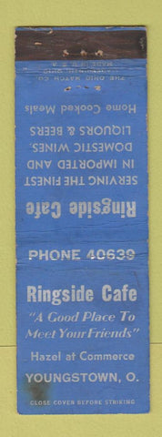 Matchbook Cover - Ringside Cafe Youngstown OH WEAR