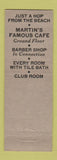 Matchbook Cover - Hotel Broadlind Long Beach CA