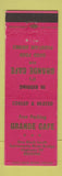 Matchbook Cover - Grande Cafe Redding CA