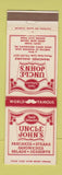 Matchbook Cover - Uncle John's Restaurant Orange CA CHAIN