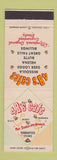 Matchbook Cover - 4B's Cafes Missoula Deer Lodge Helena Butte Billings MT