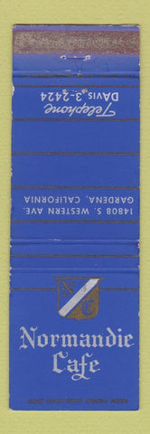 Matchbook Cover - Normandie Cafe Gardena CA WEAR