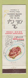 Matchbook Cover - The Ellis Cafe Rapid City SD