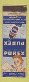 Matchbook Cover - Purex Laundry Soap Bleach WEAR