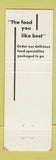 Matchbook Cover - Chris' Marina Restaurant San Leandro CA WEAR