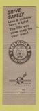 Matchbook Cover - Milgram Grocery Stores