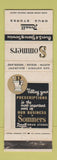 Matchbook Cover - Sommers Drugs San Antonio Austin Nederland Beaumont Seguin TX