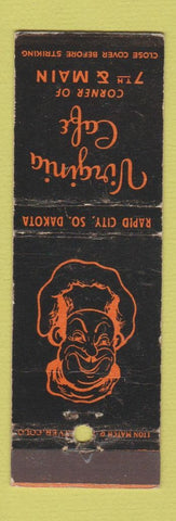 Matchbook Cover - Virginia Cafe Rapid City SD WEAR