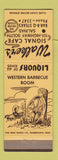 Matchbook Cover - Walker's Signal Cafe Salinas CA