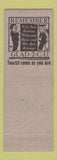 Matchbook Cover - Del Rio Cafe Las Cruces NM WORN