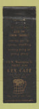 Matchbook Cover - Rex Cafe New Castle PA WORN