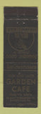 Matchbook Cover - Garden Cafe Sharpsville PA WEAR
