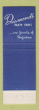 Matchbook Cover - Diamonds' Restaurants Cleveland?