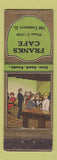Matchbook Cover - FranksCafe WEAR