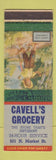 Matchbook Cover - Cavell's Grocery