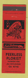 Matchbook Cover - Peefless Florists flowers