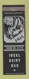 Matchbook Cover - Ideal Dairy Bar