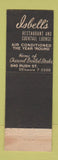 Matchbook Cover - Isbell's Restaurant Chicago IL