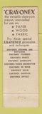 Matchbook Cover - Crayonex Crayons