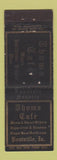Matchbook Cover - Thoma Cafe Postville IA