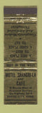 Matchbook Cover - Motel Shangri LA Cafe Dodge City KS