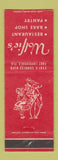 Matchbook Cover - Wolfie's Restaurant Fort Lauderdale FL