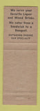 Matchbook Cover - Wolfie's Restaurant Fort Lauderdale FL