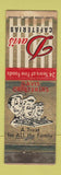 Matchbook Cover - Davis Cafeterias Miami FL Atlanta WORN