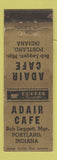 Matchbook Cover - Adair Cafe Portland IN WEAR