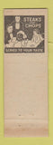 Matchbook Cover - Adair Cafe Portland IN WEAR