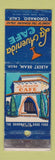 Matchbook Cover - La Avenida Cafe Coronado CA