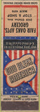 Matchbook Cover - Fair Oaks Apartments Grocery WWII POOR