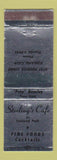 Matchbook Cover - Sherling's Cafe Sunland CA WEAR