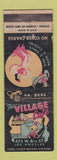 Matchbook Cover - Village Cafe Los Angeles CA girlie WEAR