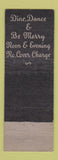 Matchbook Cover - Village Cafe Los Angeles CA girlie WEAR