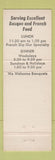 Matchbook Cover - Basque Cafe Bakersfield CA WEAR