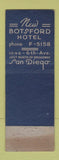 Matchbook Cover - The Deauville Cafe San Diego CA
