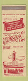 Matchbook Cover - French Cave Mojave CA
