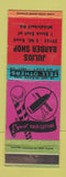 Matchbook Cover - Julius Barber Shop WEAR