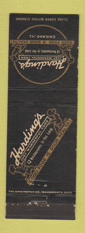 Matchbook Cover - Hardin's Restaurant Chicago IL