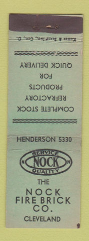 Matchbook Cover - Nock Fire Brick Company Cleveland OH