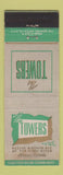 Matchbook Cover - The Towers Hotel Miami FL WEAR