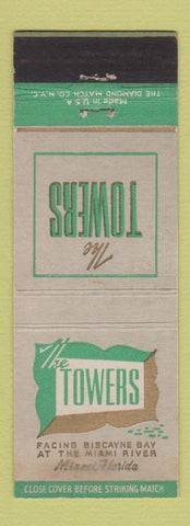Matchbook Cover - The Towers Hotel Miami FL WEAR