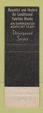 Matchbook Cover - Gold Coast Hotels Chicago IL Croydon Eastgate St Clair