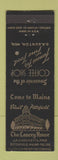 Matchbook Cover - Lancey House Pittsfield ME low phone #